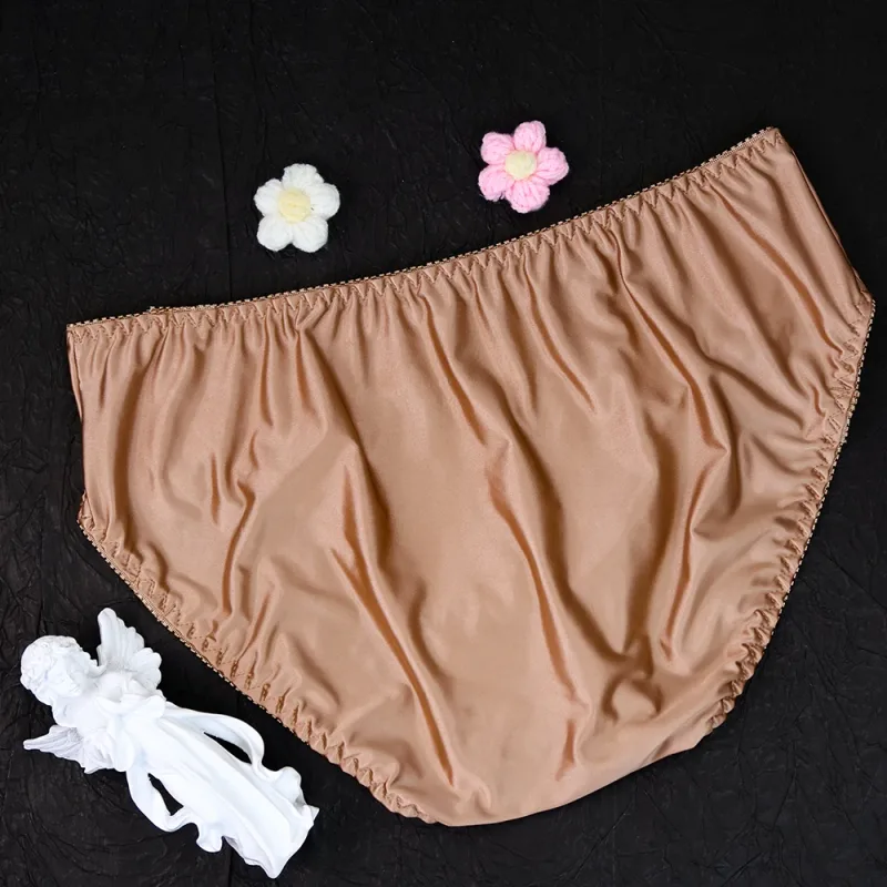 smooth Briefs Silky Men's Underwear Glossy Sports Men Swimsuit Interior Hombre Panties mens sexy underwear — image 23