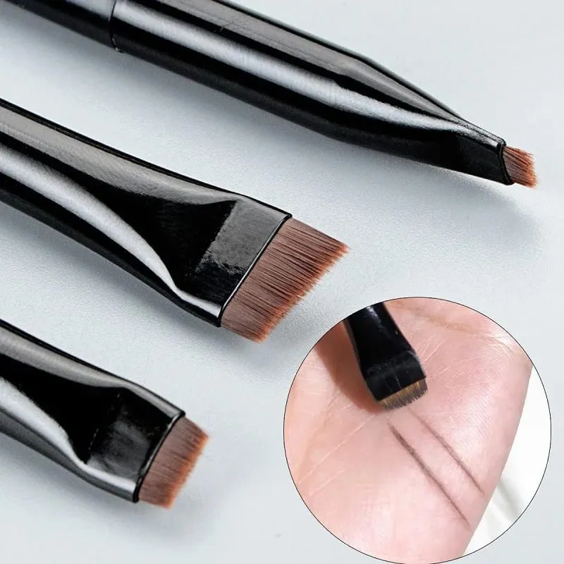 Blade Eyeliner Brush Brush Brush Portable Flat Fine Eye Liner Brow Contour Brushes Makeup Tool Cosmetic Beauty Makeup Tool 3 τμχ/σετ — image 2