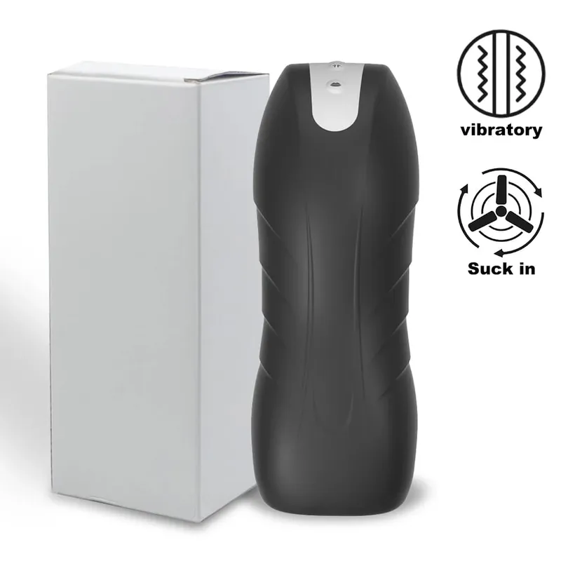 Automatic Male Sucking Mastubator Vibration Blowjob Machine Masturbation Cup Sex Toys Adult Goods for Men Masturbate Supplies