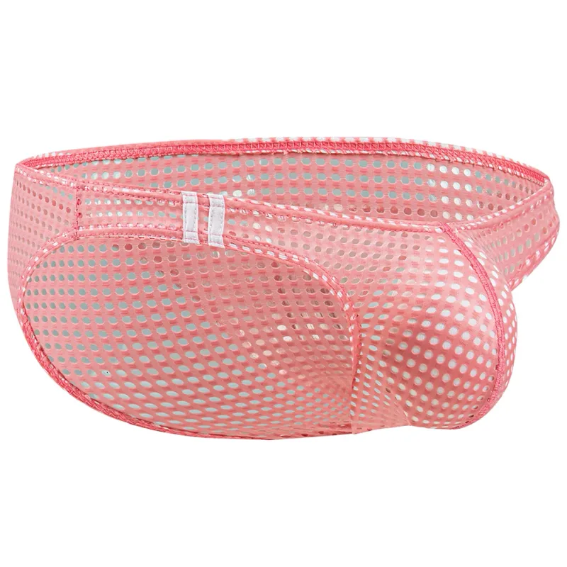 Men Briefs Summer Breathable Holes Underwear U Convex Thin Low Waist Briefs Slip Underpants Calzoncillos — image 38