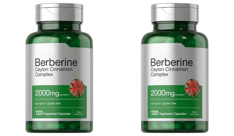 Berberine Ceylon fahéj komplex 2000 mg vegetáriánus kapszula GMO-mentes gluténmentes napi wellness-kiegészítő felnőtteknek 120 Count — image 8