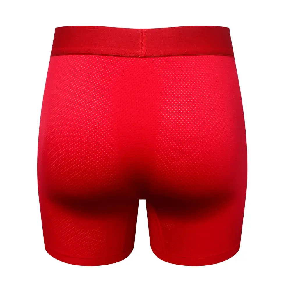 Sexy roupa interior masculina boxer 3d em forma de rede bolsa projetada painéis de malha respirável masculino boxershorts tronco cuecas masculinas — image 34