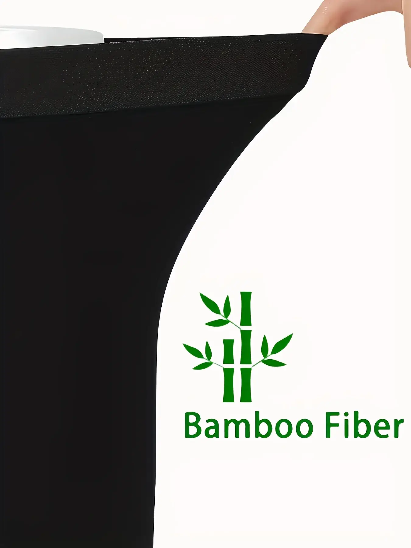 5 Packs Bamboo Fiber Man Underwear Summer Thin Comfortable and Breathable Men Boxer Briefs Daily Men Panties Black — image 7