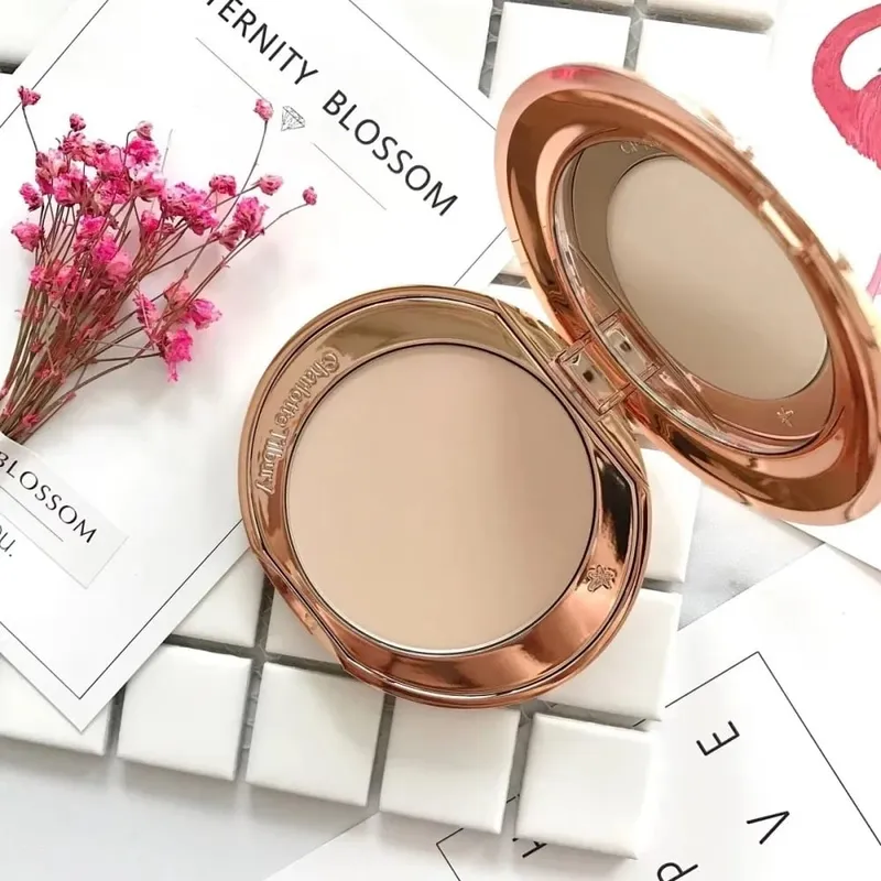 Charlotte Tilbury Set Pressed Powder Oil Control Matte High Gloss Face Repair Honey Powder Celebrity Same Brand Makeup Products — image 5