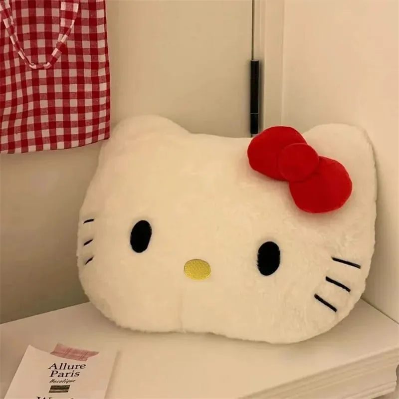 *Anime Sanrio Hello Kitty Cute Cartoon Head Plush Pillow Sofa Bedside Cushion Car Cushion Nap Pillow Birthday Gifts for Girl — image 8
