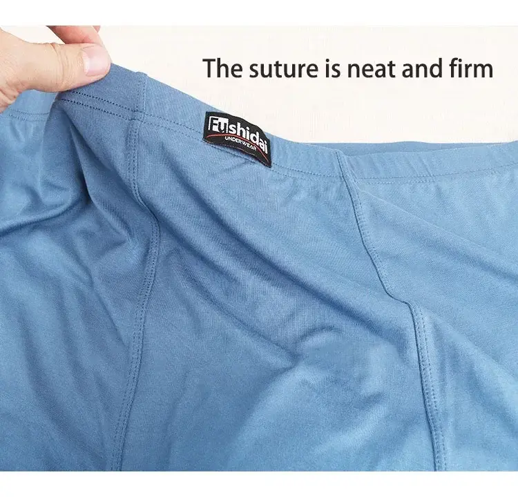 4 pçs/lote 13xl modal oversize men boxer shorts homme boxer shorts dos homens calcinha masculina cueca homem homem boxer com — image 6
