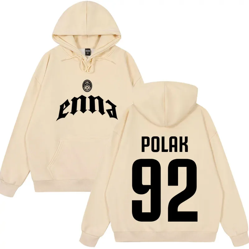 Rapper PLK Enna 2026 Tour Merch Hoodies Men Women Fashion Pullover Long Sleeves Loose Casual Hip Hop High Quality Sweatshirts — image 8