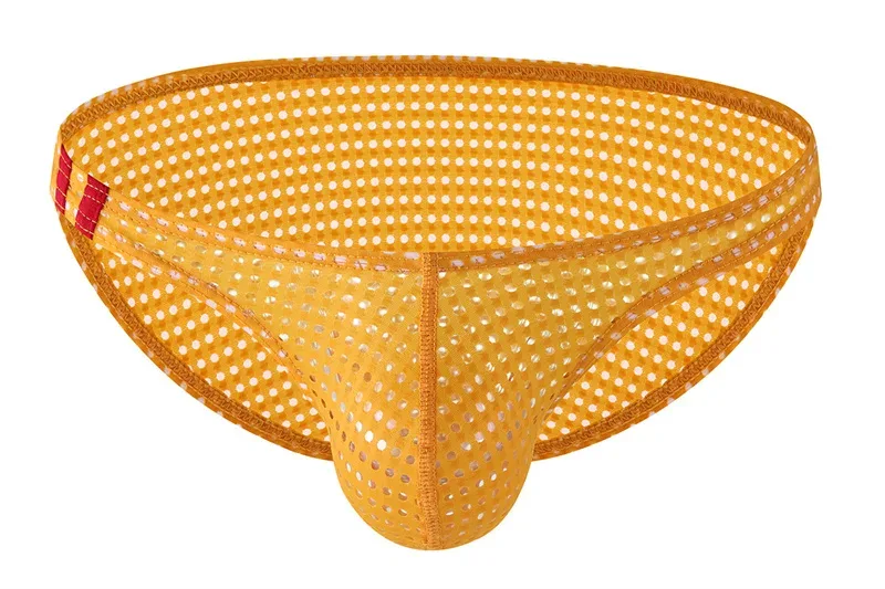 Cuecas masculinas verão respirável buracos roupa interior u convexo fino cintura baixa cuecas masculinas deslizamento calzoncillos — image 25