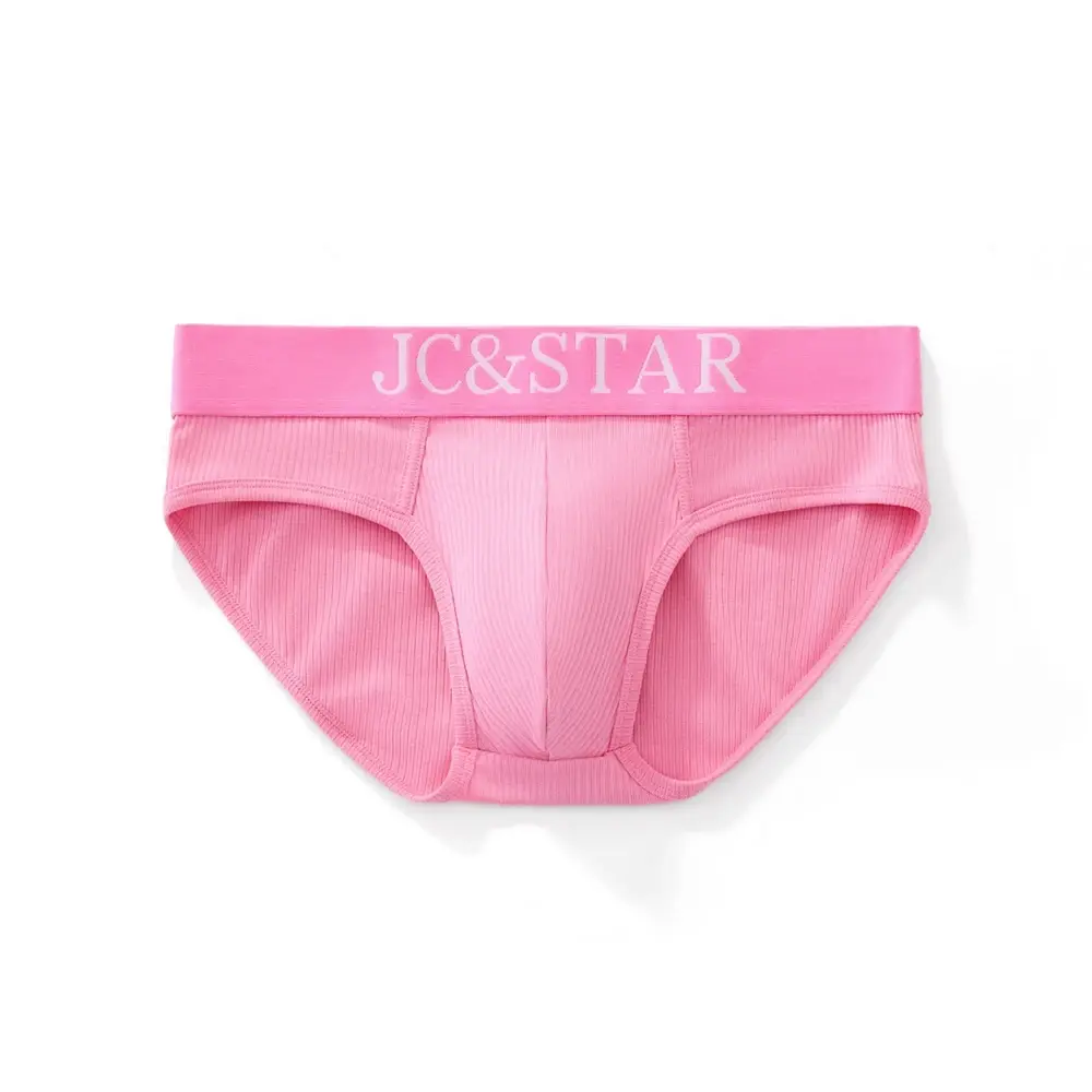 Athletic High Cut Design Mga Panloob na Panloob ng Sexy na Lalaki Mga Panloob na Panloob na Ribbed Cotton Sports Comfort Men Bikini Slip Panlalaking Tanga Briefs — image 20
