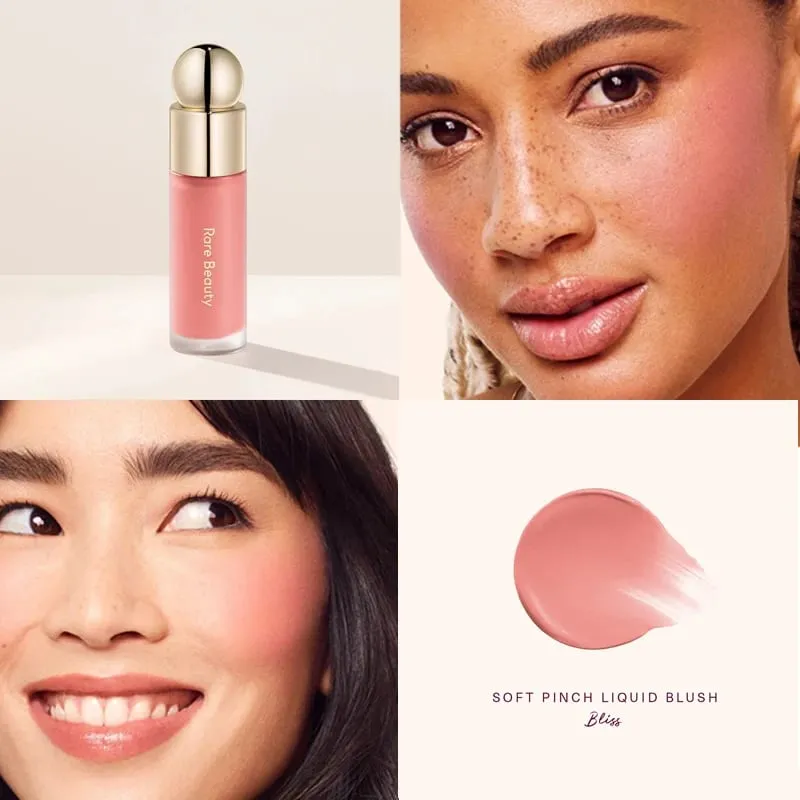Rare Beauty Liquid Blush Μεταξένιο και Γλιστρά στην Ομαλή Φύση Μεγάλης διάρκειας Πλούτο Happy Hope Delight Stained Lipstick Gloss Μακιγιάζ — image 12
