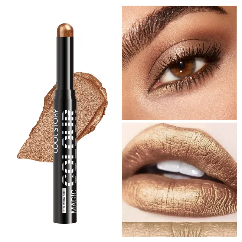 2 σε 1 Eyeshadow Lipstick Stick Pencil Waterproof Glitter Brighten Matte Eye Shadow Makeup Pigment Eyeshadow Pen — image 29