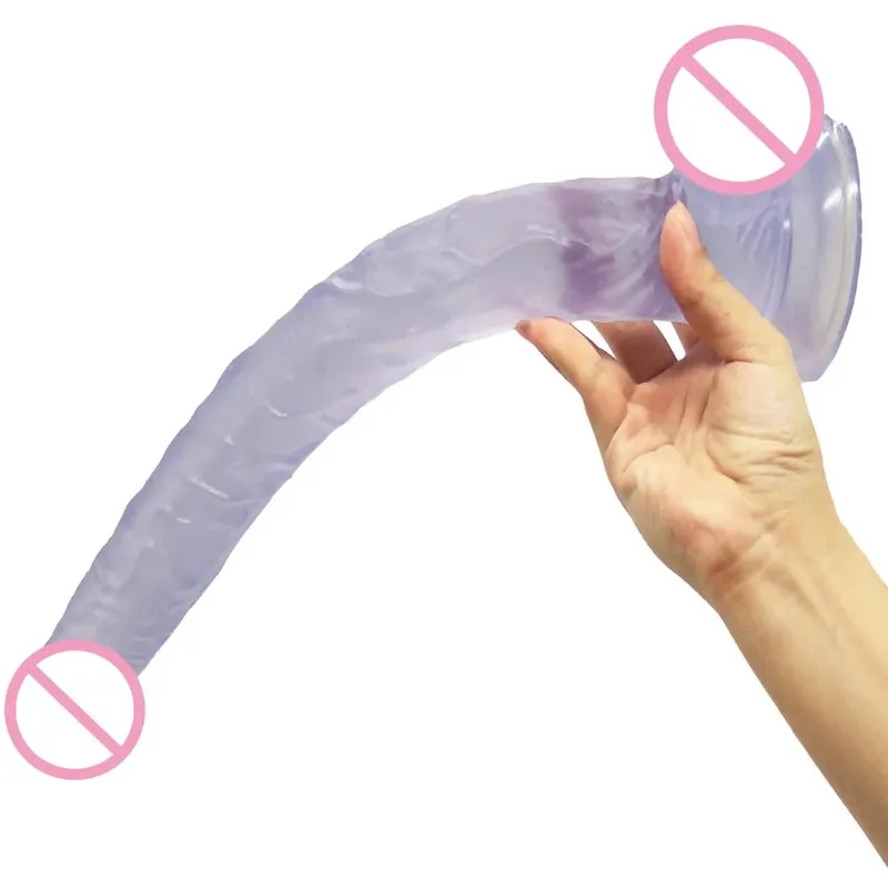 40 cm-es valósághű, hosszú műpénisz, nagy pénisz Hatalmas műpénisz hüvelyi maszturbáció G pont stimuláló anális fenékdugó női szexuális játékok 18+ — image 8
