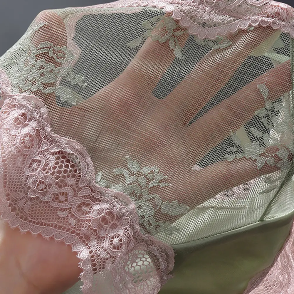 男士性感超火內衣蕾絲冰絲內褲性感配件熱內衣娘娘腔 3D 凸袋比基尼高彈內褲 — image 5
