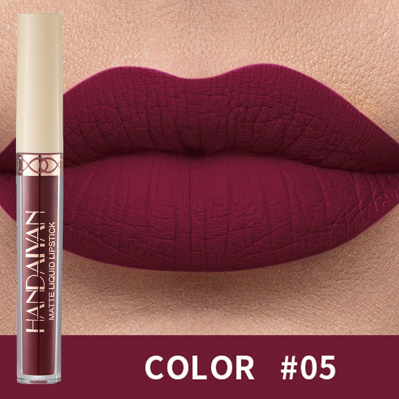 Αδιάβροχο Nude Matte Liquid Lipstick Αντικολλητικό Cup Lip Tint Μακιγιάζ Matte Red Lip Gloss Cosmetics Κραγιόν μακράς διαρκείας Make Up