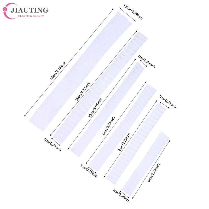 Filet de protection en maille Flexible, 20 pièces, gaine de couverture, brosses de maquillage cosmétiques blanches, outil pratique de maquillage — image 6