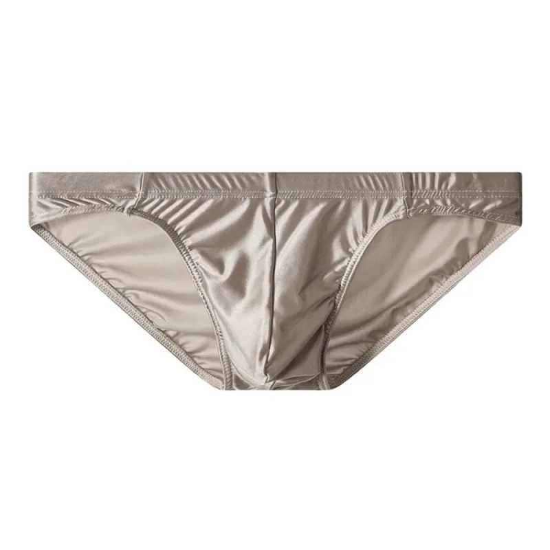 Breathable Low Waist Men Thin Panties Male Lingerie Underpants Men's Underwear Simple Ice Cool Briefs Summer — image 17