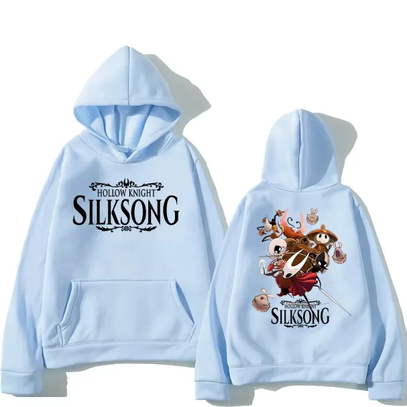 Hollow Knight Silksong Hot Game Hoodies Long Sleeve Fashion Casual Pullovers High Street Women Men Sweatshirt Fashion Streetwear — image 12