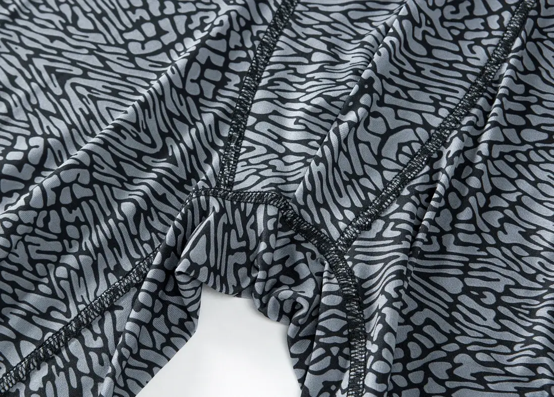 Moda longa dos homens boxers roupa interior de poliéster para homem cuecas sexy calcinha masculina confortável estiramento boxer shorts