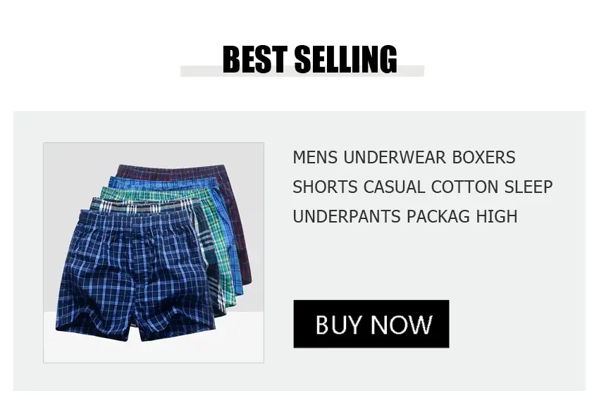 Herrunderkläder Boxerpläterade kalsonger 100 % bomull Shorts Herr Randiga trosor Lösa hög kvalitet Oversize Andas Dropshipping — image 7