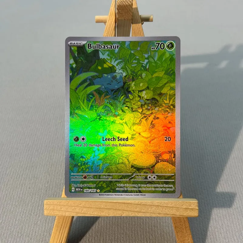MEW PTCG13-003 Tcg proxy PKM Cards Charizard ex Bulbasaur Charmeleon Rare Collection Battle Toys Δώρα για χόμπι στο σπίτι
