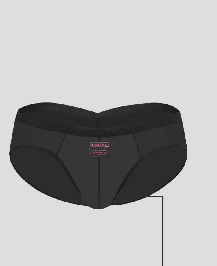 Summer Ice Silk Men Briefs 0.01mm Ultra-thin Mesh Underpants Transparent Breathable Sexy DeepV-back Butt-lifting Underwear M-XXL — image 6