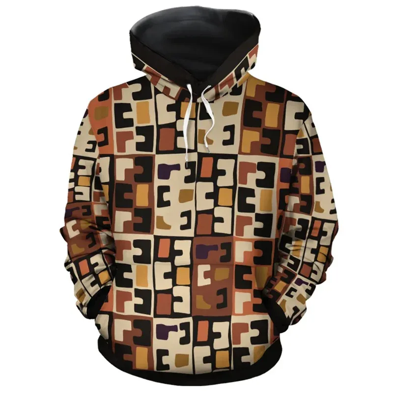 African Ethnic Tribes Unique Graphic Hoodie For Men Ethnic Printed Clothing Hooded Coat Loose Harajuku Street Vintage Hoodies — image 10