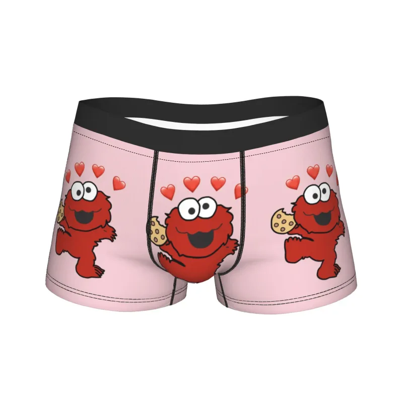 S-Sesames Streets Tango Elmo at Grover Underwear Men Shorts Briefs Nakakatuwang Boxershorts Quality Customs Oversize Panties — image 30