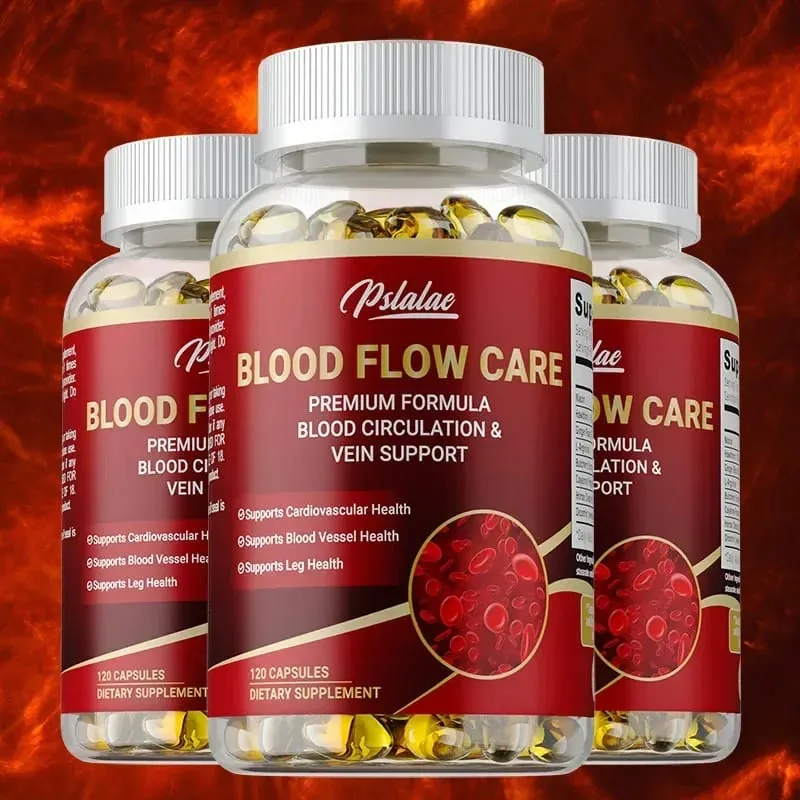 Blood Flow Care Supplement - Supporting Blood Circulation Promotes Leg Vein Heart Blood Vessel and Cardiovascular HealthSuppl — image 2