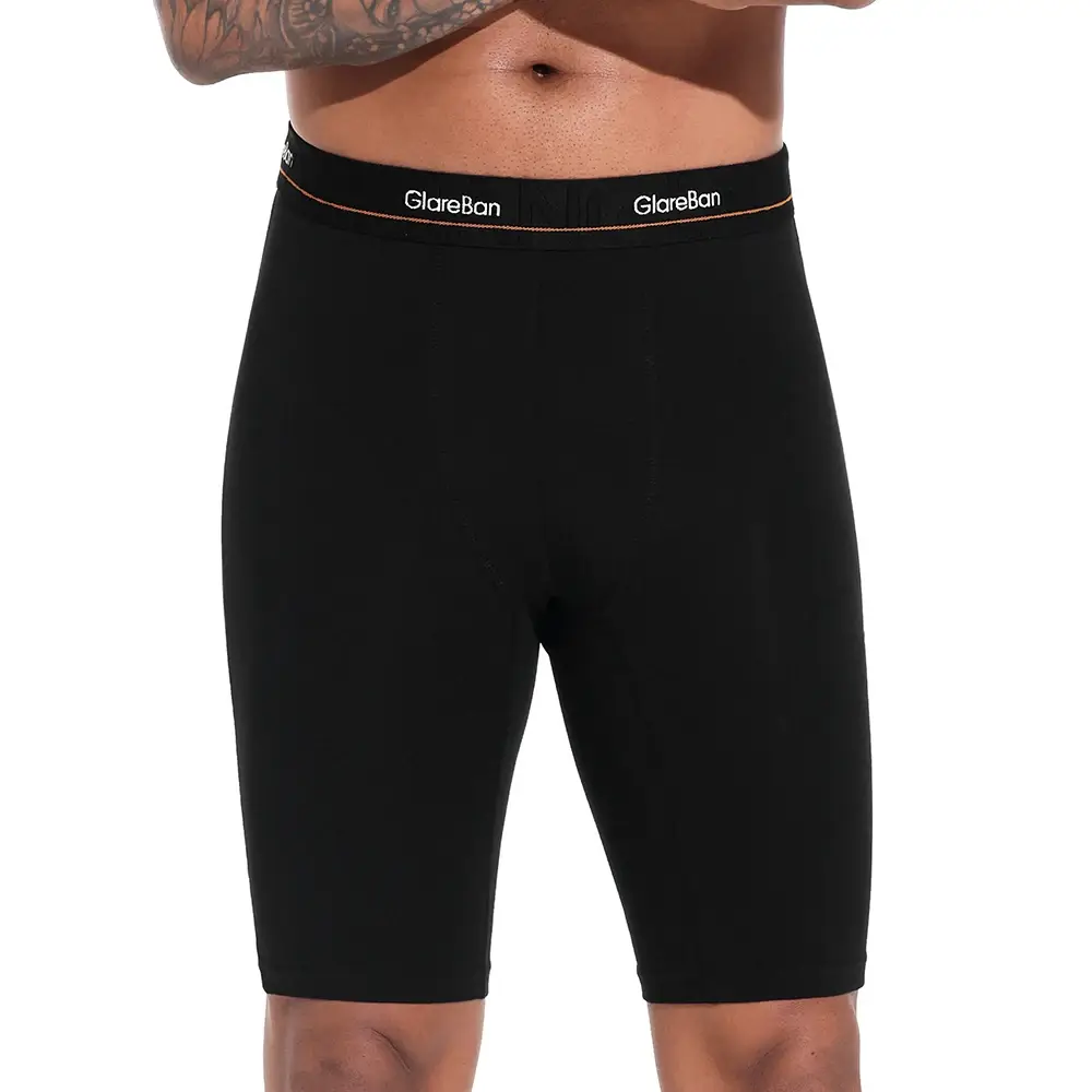 4pcs Set Cotton Long leg Boxer Men Underwear Male Brand Panties And Underpants For Homme Luxury Set Shorts Box Slip Briefs Soft — image 3
