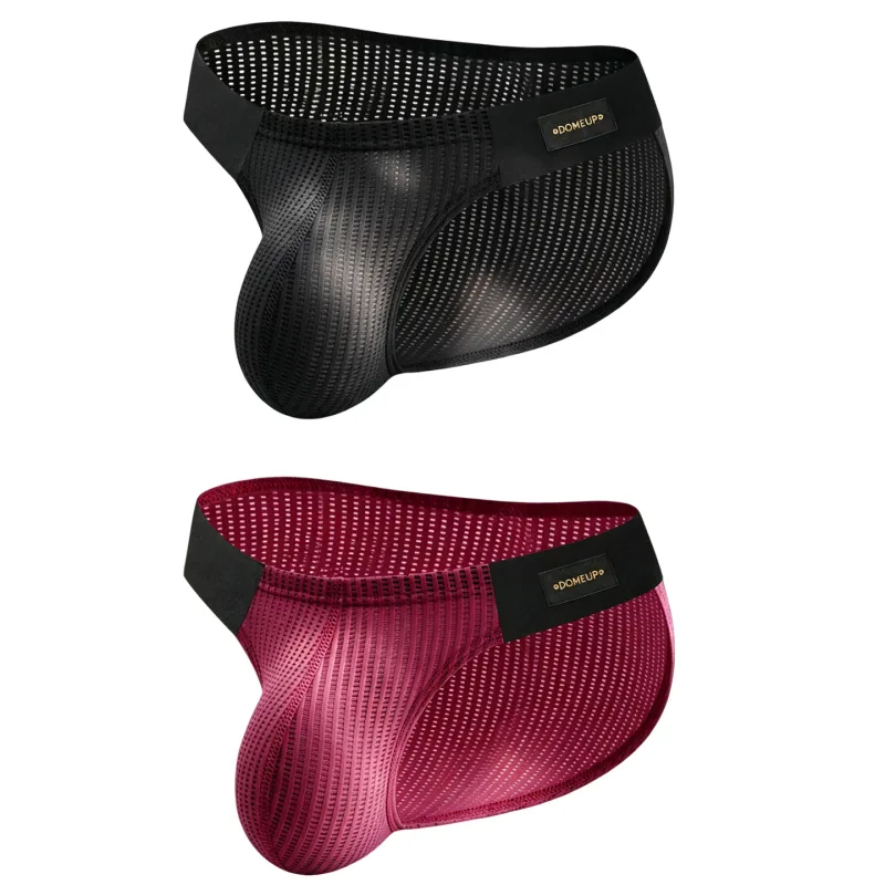 1/2/3PCS New Men's Premium Mercerized Cotton Briefs Ultra‑Thin Breathable Silky Soft Fitness Gym Daily Wear Men Underwear
