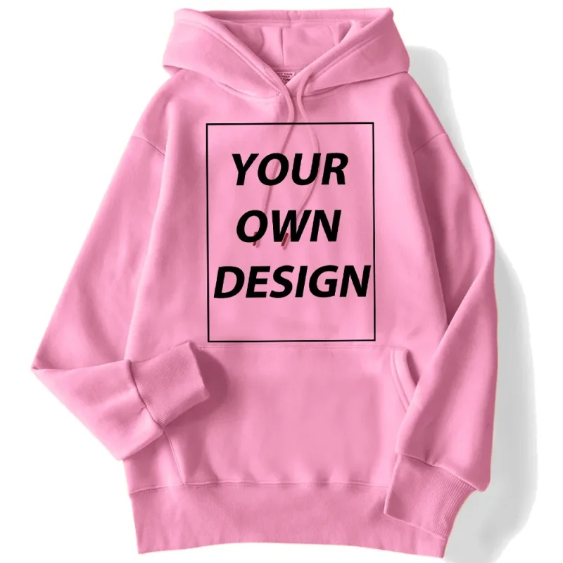 Customized DIY Print Lalaki Babae Autumn Winter Hoodies Casual Classic Pullover Simple Comfy Streetwear Soft Warm Sports Clothing — image 19