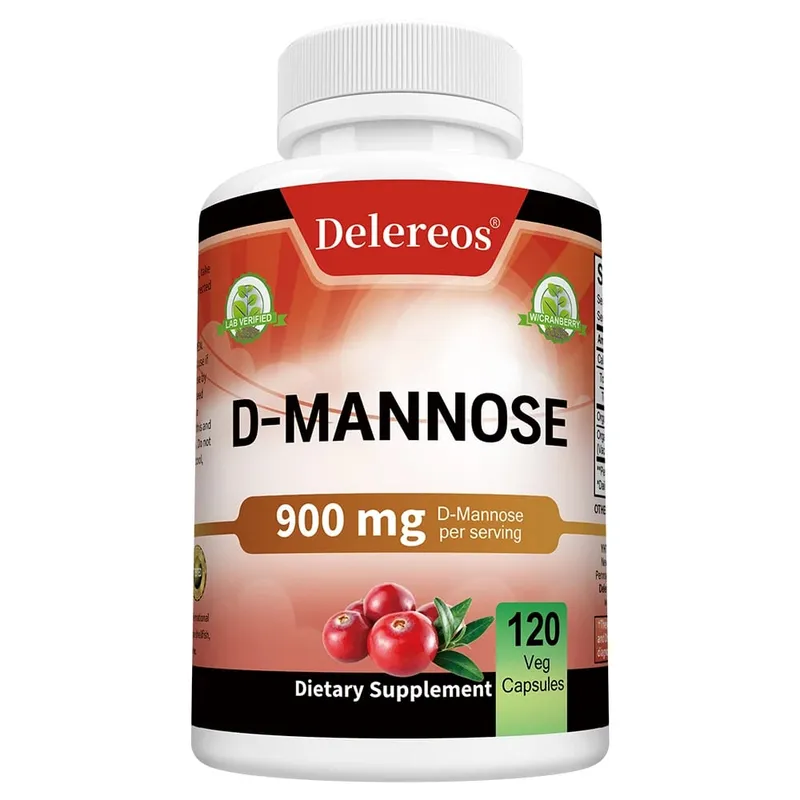 Organikus D-mannóz 900 mg adagonként 120 kapszula erősen támogatja a húgyúti tisztítást nőknél és a prosztata egészségét férfiaknál — image 9