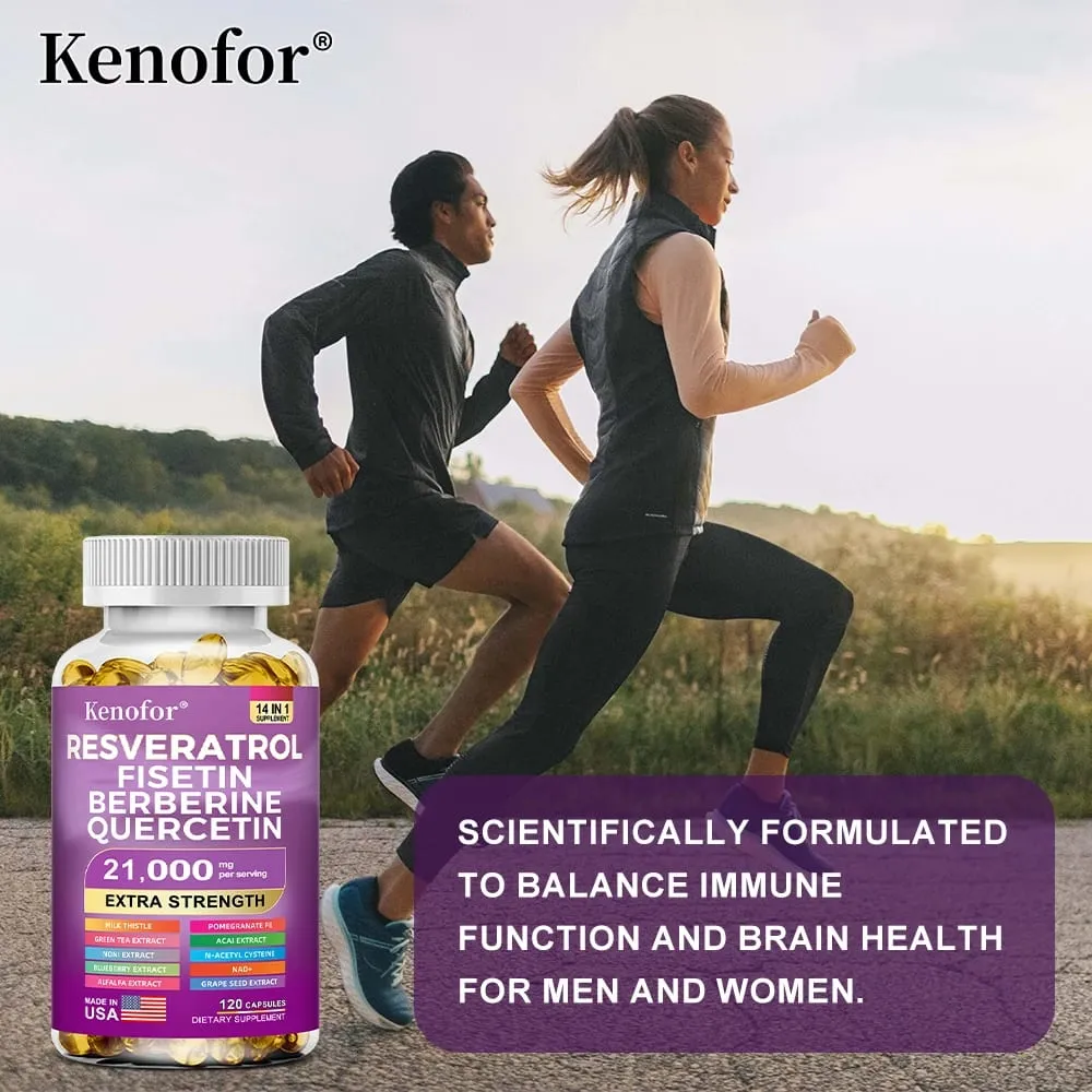 Resveratrol NAD Grape Seed and Berberine Capsules Improve Immunity Antioxidants Cardiovascular Health Promotes Smooth Skin