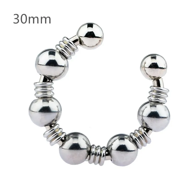 Man Stainless Steel Metal Penis Lock Cock Ring Delay Ejaculation Ball Scrotum Stretcher Erection Cock Ring Slave Male Sex Toy — image 8