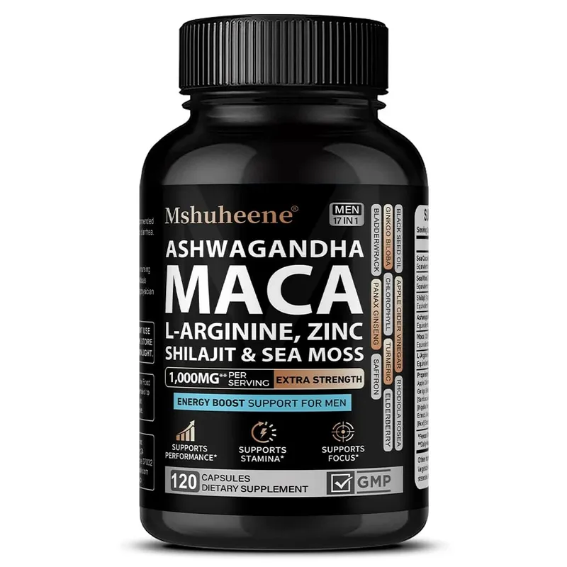 Javító étrend-kiegészítő keverék - L-arginin + Maca + Ashwagandha állóképesség, izomnövekedés érrendszeri funkció, vérkeringés — image 8