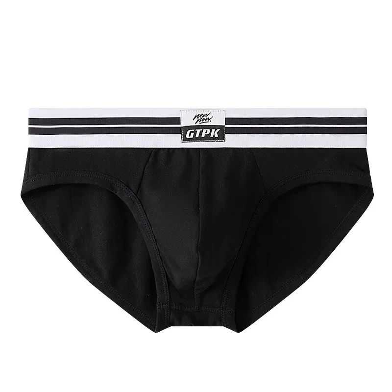 [Bloom the love] Märke 3st Cotton Brief Herr Underkläder Nya Herr Trosor Cuecas Masculina Homme Man Boxershorts Storlek M-3XL E099-HR