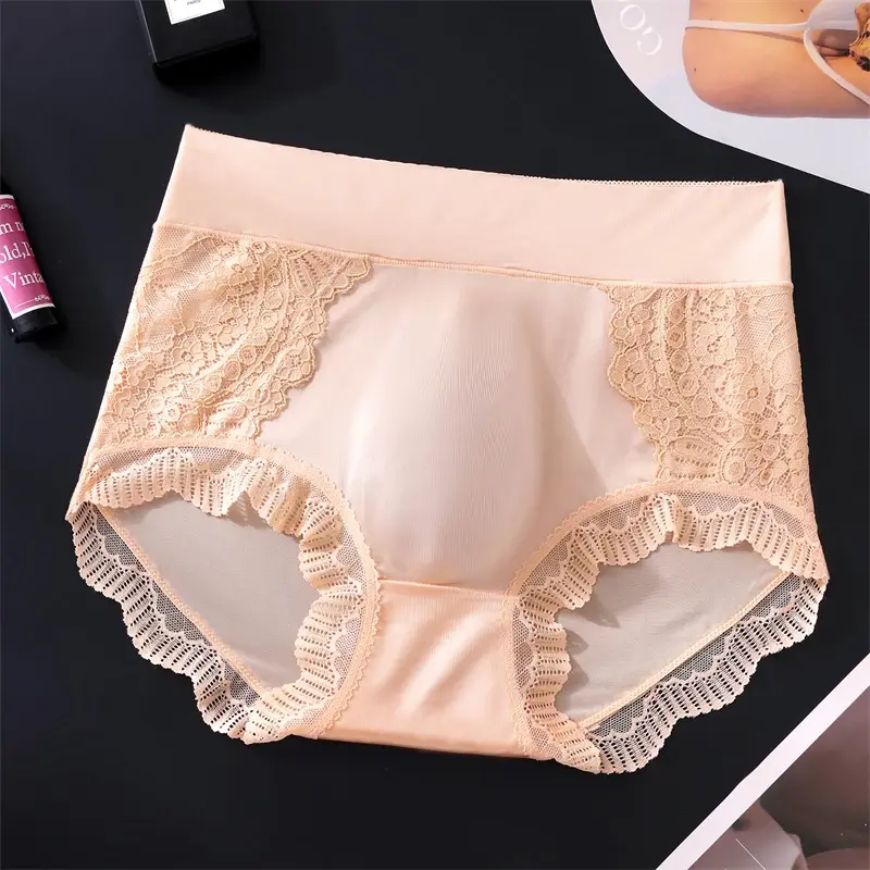 Sexy men's underwear Ice silk lingeries for man adults 18 plus cuecas masculina lace mesh cueca 3D seamless calzoncillos hombre — image 8