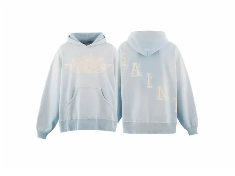 26SS New SAINT Mxxxxxx BABY MICHAEL HOODIE High-Street Oversized Cotton Hooded Sweater Printed Washed Hoodies For Men — image 18