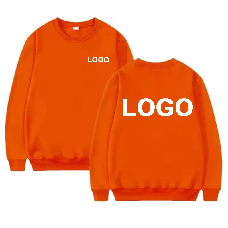 DIY Design Round Neck Hoodies Men Fashiong Customized Printed Loose Long Sleeve Pullover Women Casual Streetwear Sweatshirts — image 17
