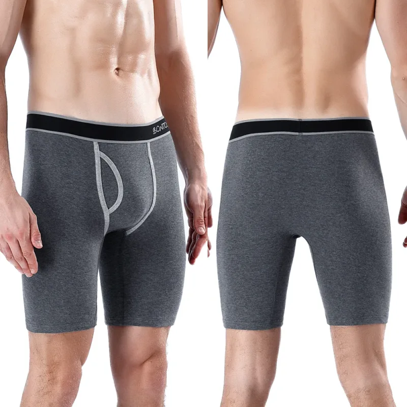 2026 novo estilo de algodão voar boxer perna longa roupa interior para o homem shorts tamanho grande e calcinha homme marca luxo boxerhomme cuecas — image 4