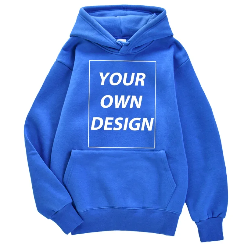 Customized DIY Print Lalaki Babae Autumn Winter Hoodies Casual Classic Pullover Simple Comfy Streetwear Soft Warm Sports Clothing — image 2