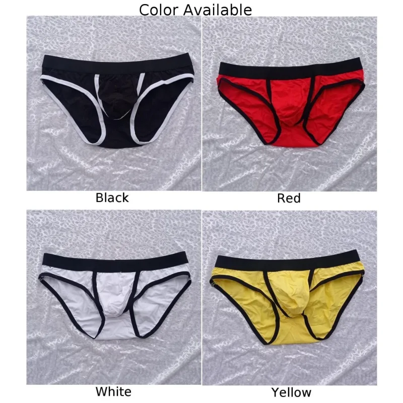 Brand New Men Briefs Panties Underwear Cotton Blend Elastic Low Waist Man M~2XL Pouch Stretchy Summer All Seasons — image 5