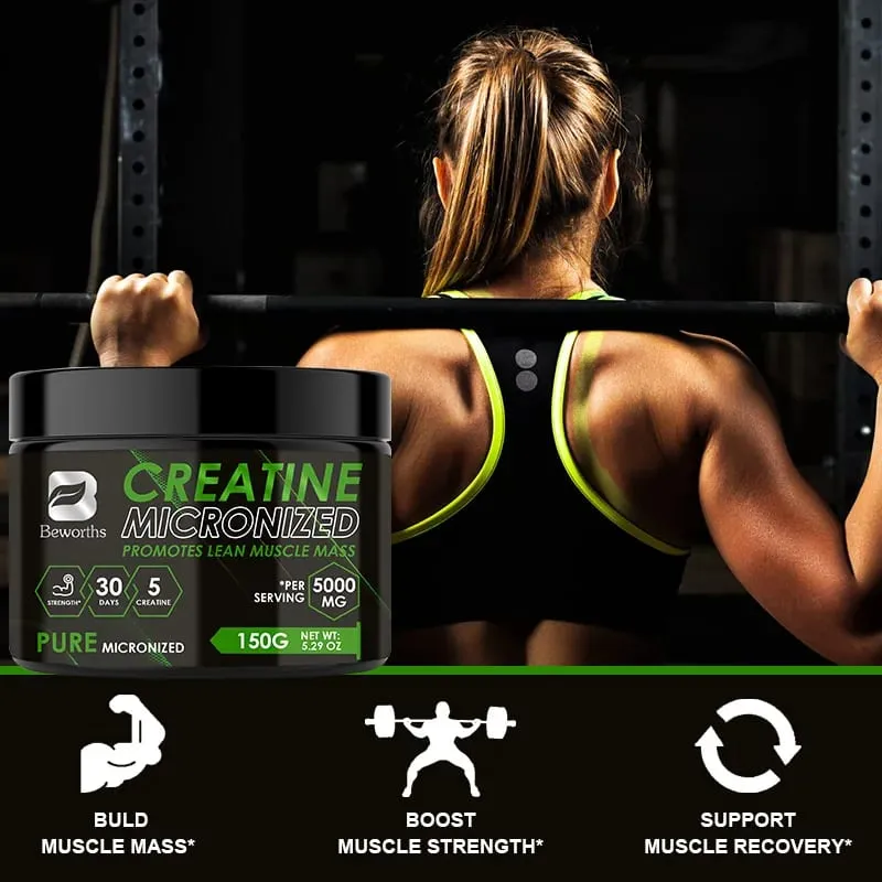 Creatine Monohydrate Sports Dietary Supplements for Workout Muscle Building Cellular Energy Enhance Muscle Strength — image 3