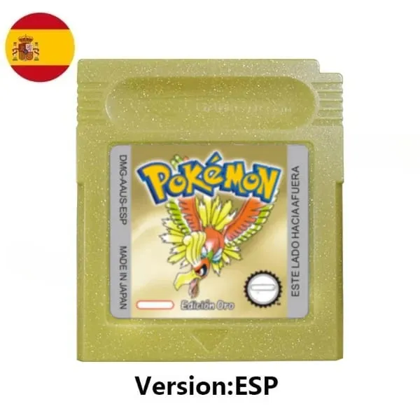 Many style Pokemon Red Blue Crystal Golden Green Silver Yellow GBC Game Card 16 Bit Video Game Cartridge Console Card GB/SP — image 25