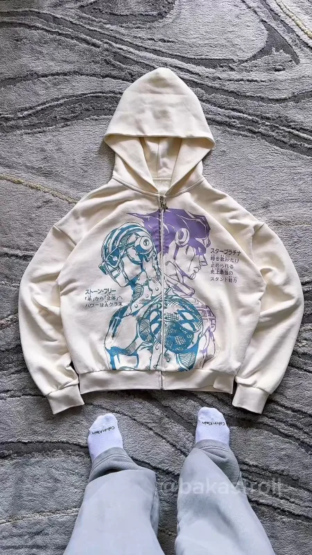 Y2k Jojo Bizarre Adventure Hoodies Women Anime Jackets Hoodie Harajuku Streetwear Pullover Sweatshirt Men Clothing — image 28