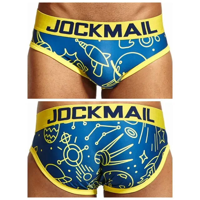 Mapaglarong masaya Sexy Men Underwear Print Underpants Ice silk Briefs Cueca Gay Male Panties Slip 21 Pattern design Shorts — image 52