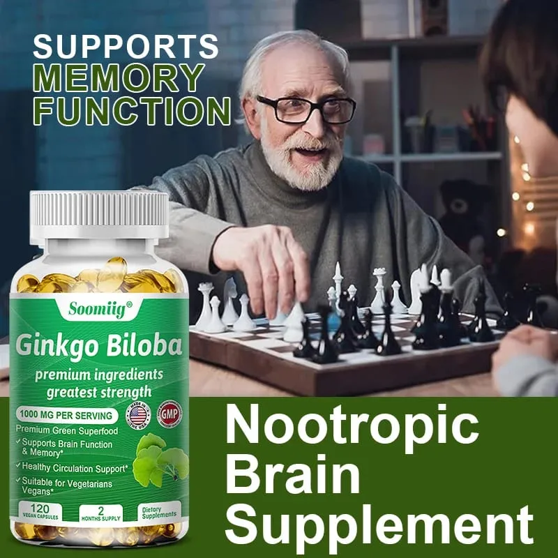 Ginko Biloba kapszula – Agy-kiegészítő a memóriáért és a fókuszért – Ginkgo Biloba kiegészítők a jó látásért