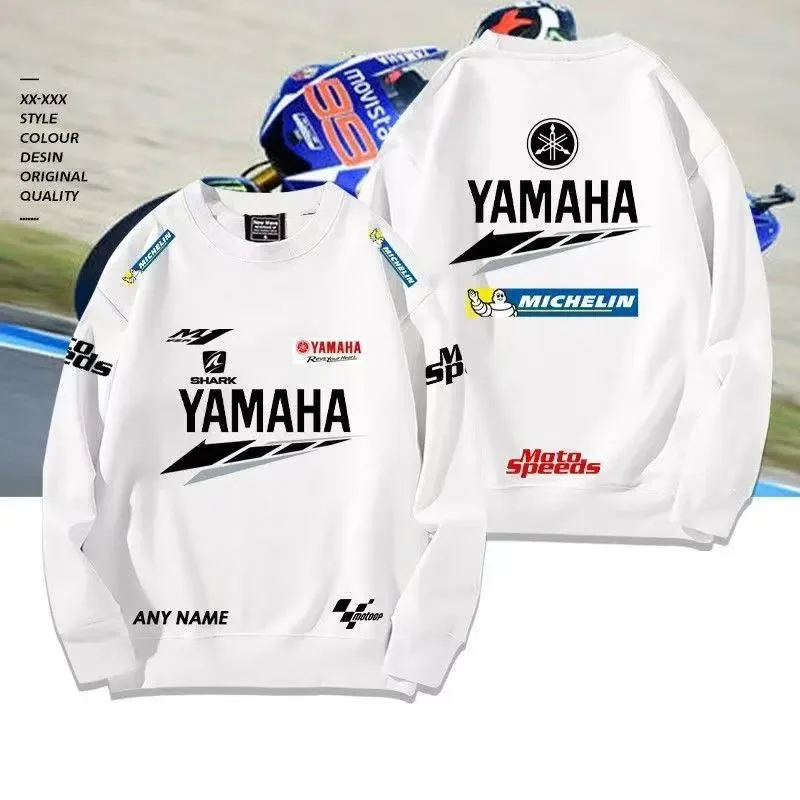 Yamaha 2026 Spring outdoor street cotton men's hooded pullover long-sleeved motorcycle riding jacket loose women's sportswear GP