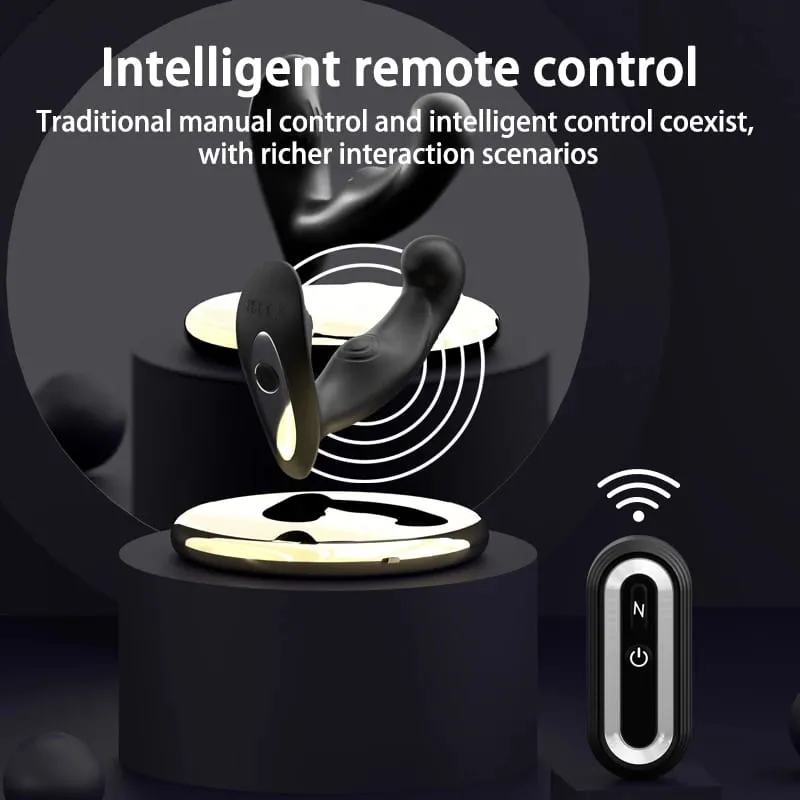 Prostate Massager Anal Vibrator Anal Toys Butt Plug 10 Vibrating Thrusting Anal Plug Male Sex Toys Anal Plug Couple Adult Toy — image 3