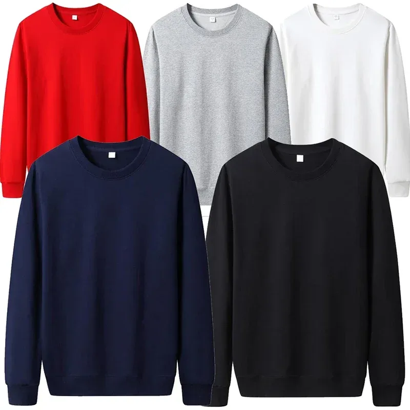Panlalaking Fashionable Manipis Solid na Kulay na Hoodie Tamang-tama para sa Autumn Casual Pullover Streetwear — image 3